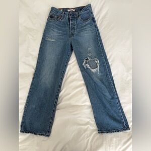 Levi’s Ribcage Straight Ankle, Size 26